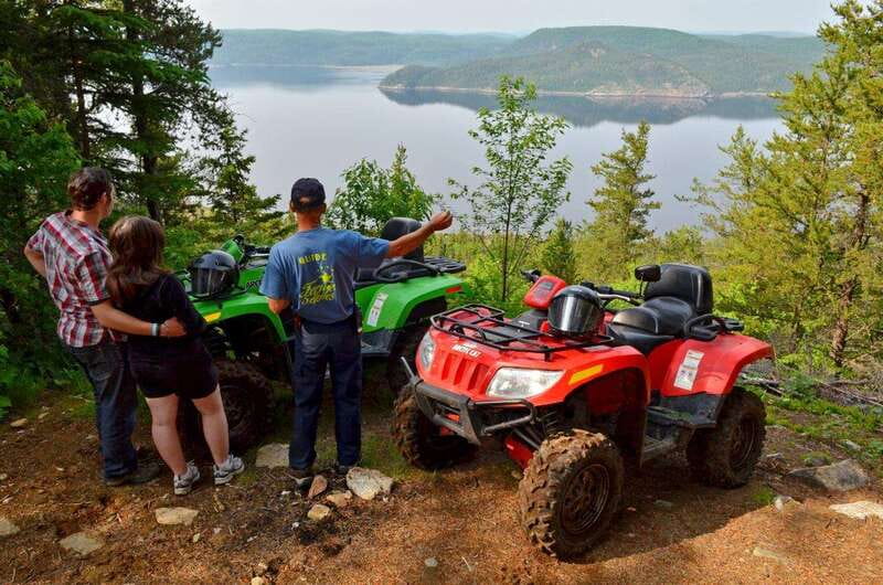 15 min. Tadoussac : Guided ATV tour excursion - A 90-minute ride above the Saguenay Fjord