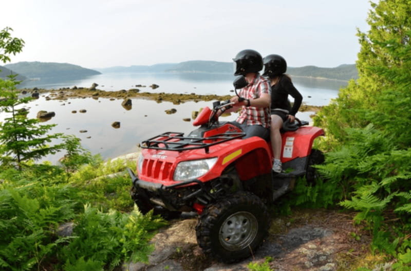 15 min. Tadoussac : Guided ATV tour excursion - What the technical sections feel like