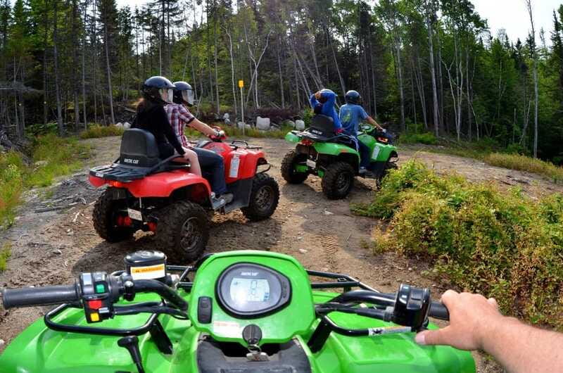 15 min. Tadoussac : Guided ATV tour excursion - Family seating and vehicle choices