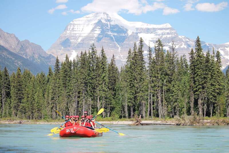 5-Hour Fraser River Rafting in Jasper National Park - The lower canyon and calmer water