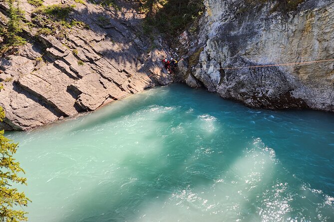 Adrenaline Aquatic Tour - Swimming through cold blue water