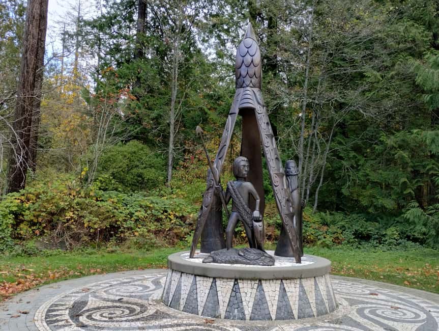 Aquarium & StanleyPark+20 Gem Spots+City/Vip Car+Small Group - The 9 O’Clock Gun and Stanley Park Seawall