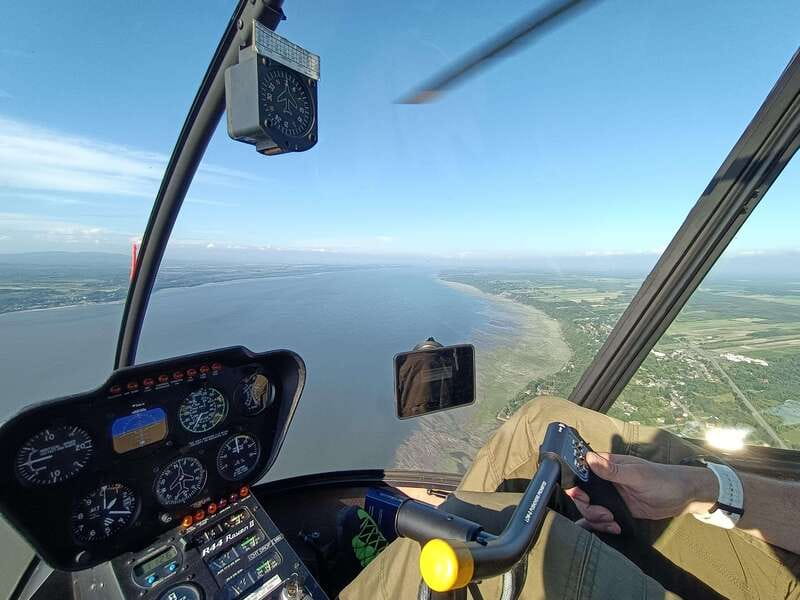 Attitude-Helicopter: Helicopter tour of Quebec City - Seeing Quebec City from the St. Lawrence River