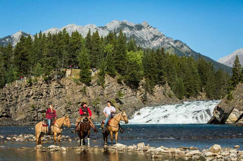 Banff: 4-Hour Sulphur Mountain Intermediate Horseback Ride - Passing the Banff Springs Golf Course