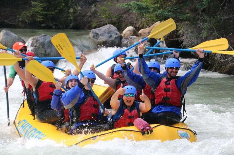 Banff: Afternoon Kananaskis River Whitewater Rafting Tour - On the river: calm water first
