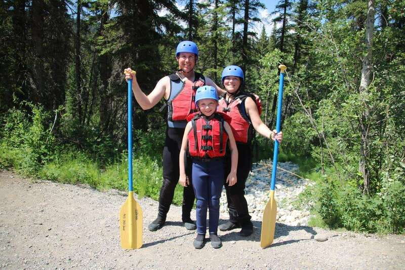 Banff: Afternoon Kananaskis River Whitewater Rafting Tour - Safety practice before the first rapid