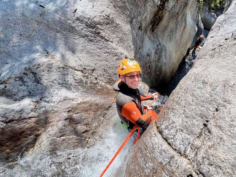 Banff: Beginner Canyoning Half-Day Tour - The one-hour walk to the canyon