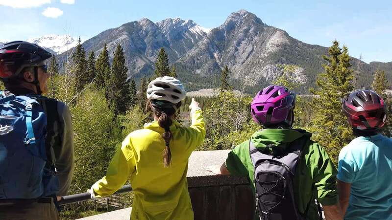 Banff: Bow River E-Bike Tour and Sundance Canyon Hike - Starting in central Banff at 202 Bear Street