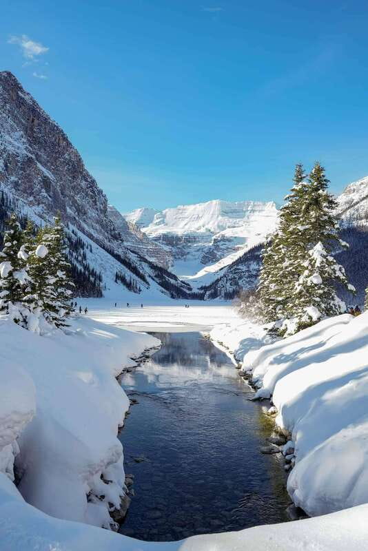 Banff & Canmore: Lake Louise & Marble Canyon - Seeing Lake Louise in winter