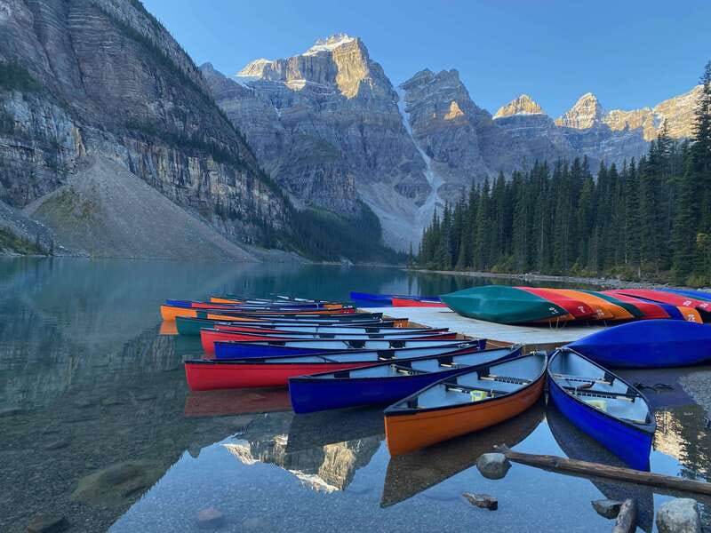 Banff/Canmore: Sunrise at Moraine Lake w/ Lake Louise Option - Why Moraine Lake sunrise is worth the early start
