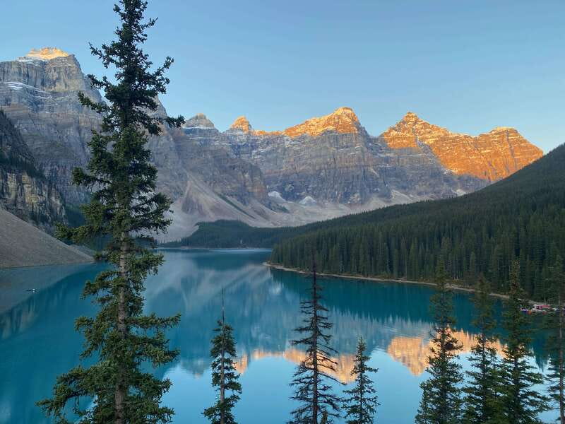 Banff/Canmore: Sunrise at Moraine Lake w/ Lake Louise Option - The two-hour Moraine Lake stop