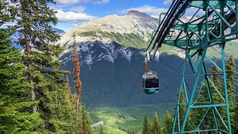Banff: Gondola Cave Basin, Johnston Canyon & Lake Minnewanka - Bow Falls, the Fairmont, and Surprise Corner