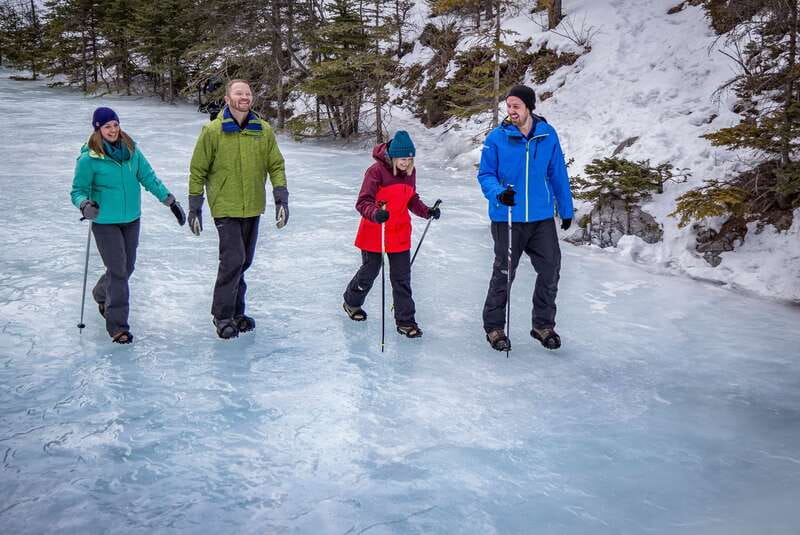 Banff: Grotto Canyon Icewalk - The ride from Banff to the trailhead