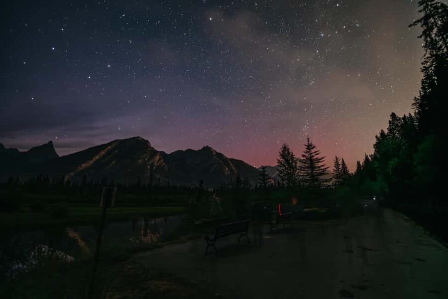 Banff: Guided Sunset and Stargazing Tour - Sunset views before the forest goes dark