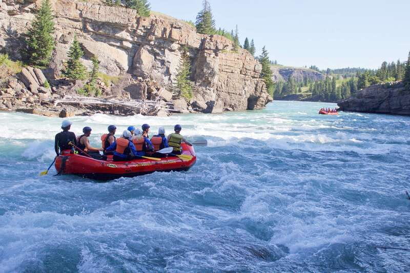 Banff: Horseshoe Canyon Whitewater Rafting Tour - The safety briefing sets the tone