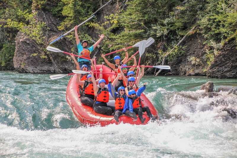 Banff: Kananaskis River Whitewater Rafting Tour - Punching through the Kananaskis River rapids