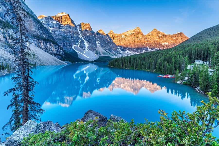 Banff: Lake Louise, Moraine, Emerald Lake & Canyon Day Trip - Lake Louise, the famous first look