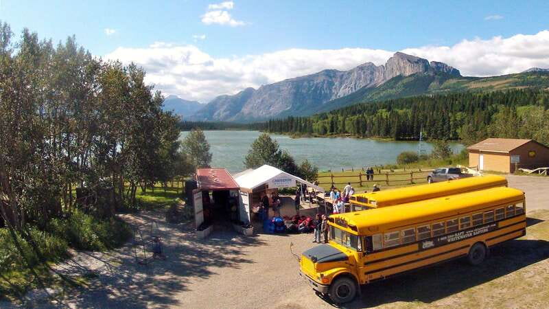Banff: Morning Whitewater Rafting Tour in Horseshoe Canyon - The cliff jump at the midway point