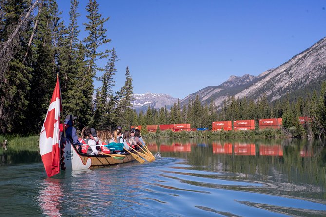 Banff National Park Big Canoe Tour - What you see along the Bow River