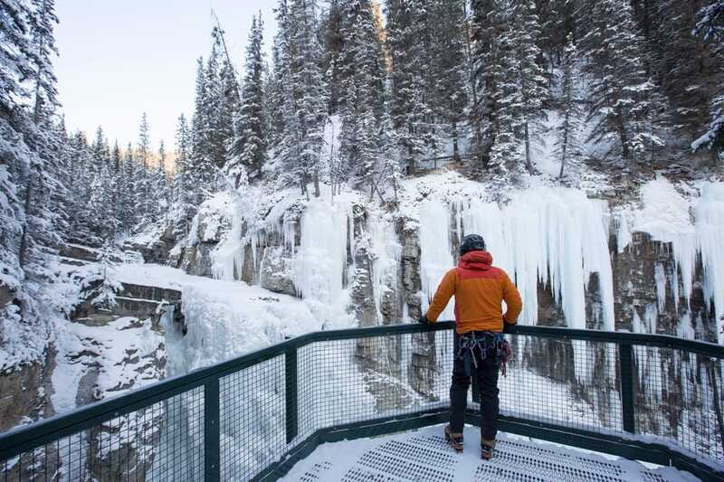 Banff: Premium Johnston Canyon Frozen Falls Guided Adventure - Upper Falls: the bigger payoff for those who want more