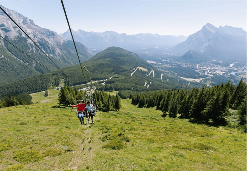 Banff: Sightseeing Chairlift Ride High Above Banff - Rising above Banff on the Mt Norquay chairlift