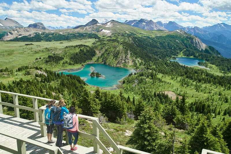 Banff: Sunshine Sightseeing Gondola and Standish Chairlift - Walking around the three alpine lakes