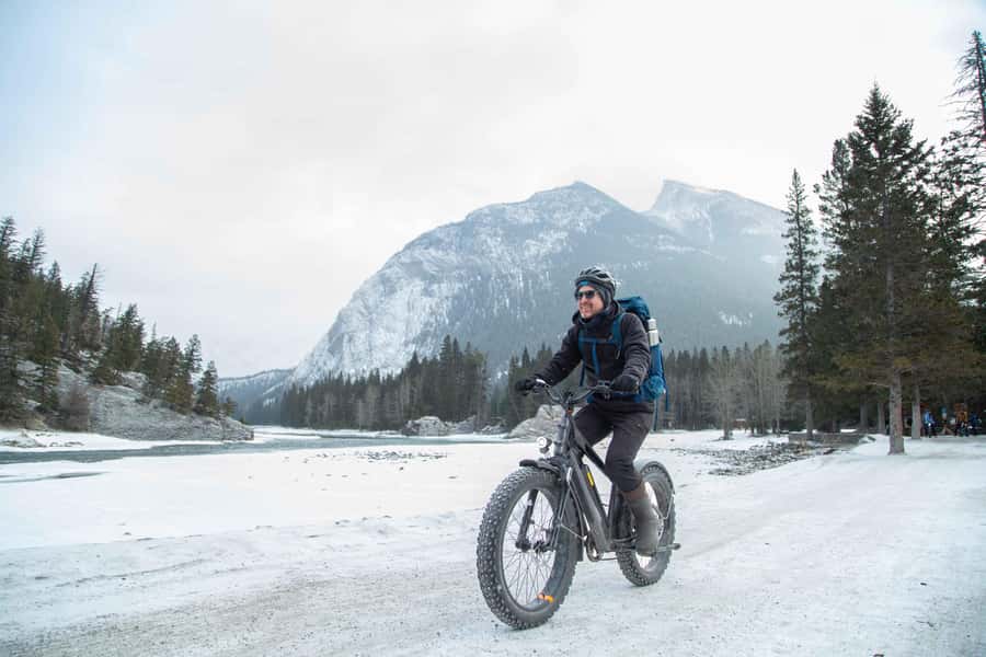 Banff Top Sights via Electric Fat Bike Tour All Skill Levels - The secret viewpoint and the best photo pause