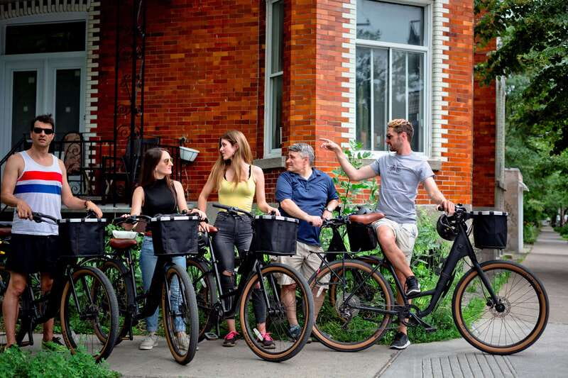 Bike/E-bike tour Plateau,MileEnd, Jean-Talon Market by Fitz - Mile End, Montreal Bagels, and a Taste of Local Culture