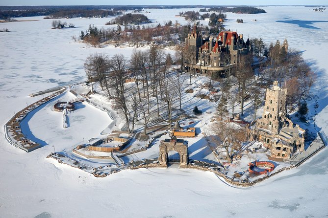 Boldt Castle and Thousand Islands Helicopter Tour - Leaving Gananoque for the Thousand Islands Bridge
