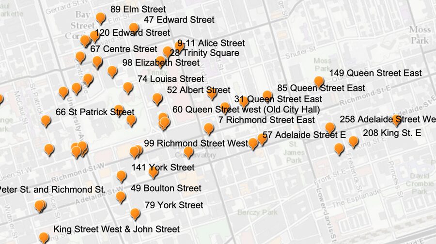 Brothels of Old Toronto Walking Tour - How the route turns streets into evidence