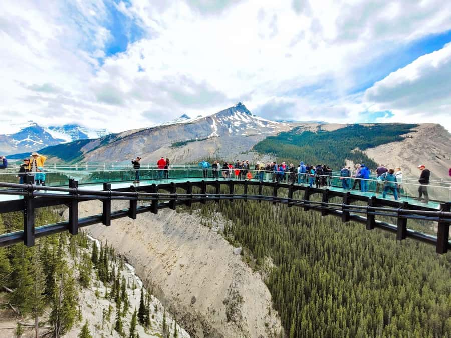Calgary Banff: Columbia Icefield, Skywalk and Lakes Day Tour - Johnston Canyon finishes a very long day