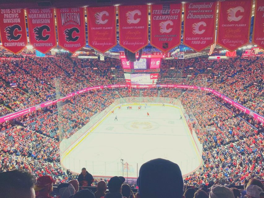 Calgary: Calgary Flames Ice Hockey Game Ticket - The atmosphere inside Scotiabank Saddledome