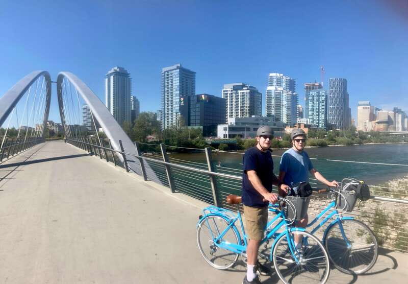 Calgary: City Bike Tour, Highlights and Bow River - Scotsman’s Hill and the one real effort