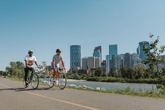 Calgary City Highlights 3 Hour Bike Tour, E-Bike Upgrade Avail. - Bow River and Peace Bridge set the tone