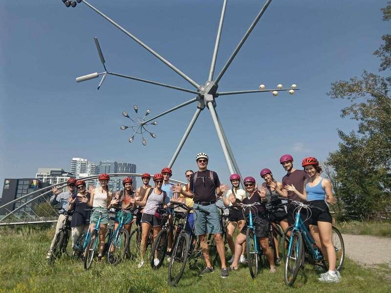 Calgary: E-Scooter City Highlights Tour - Peace Bridge, the photo stop