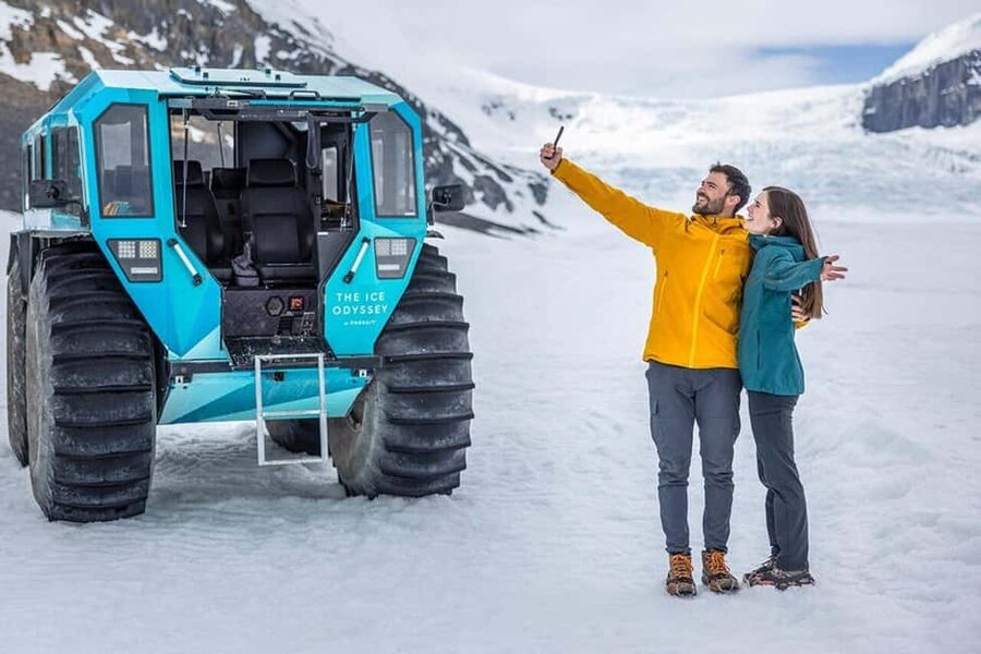 Calgary: Icefield Adventure, Skywalk and three Glaciers Tour - Crowfoot Glacier shows ice in retreat