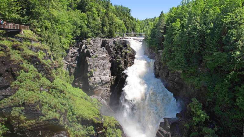 Canyon Sainte-Anne: Park Admission Ticket - The waterfall gives Canyon Sainte-Anne its reason to exist