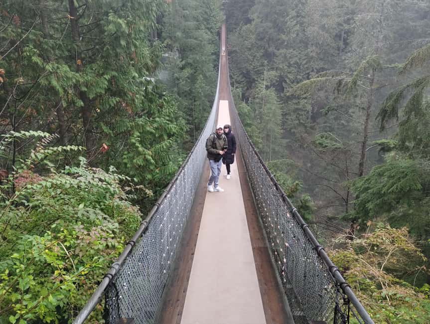 Capilano Suspension Br+Lake+Dam+Hachery/4in1/CAR/Small GROUP - Stanley Park and Lions Gate Bridge from the car