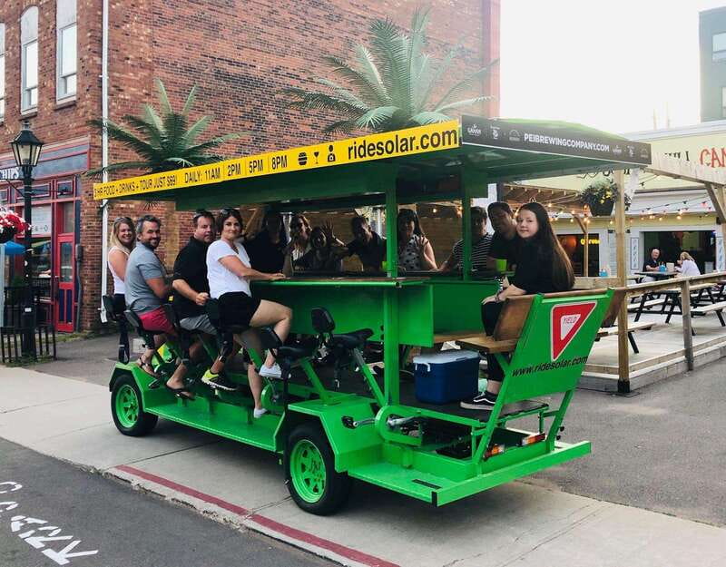 Charlottetown: Solar Food/Drink Party Bike Experience - Weather, clothing, and practical comfort