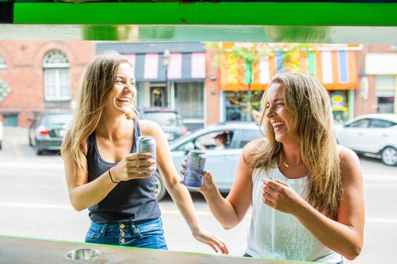 Charlottetown: Solar Food/Drink Party Bike Experience - The first food stop: local dishes and rider specials