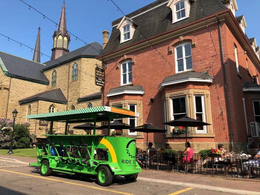 Charlottetown: Solar Food/Drink Party Bike Experience - The second stop and return to Founders’ Hall