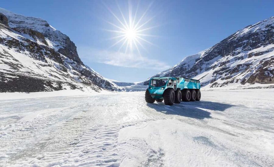 Columbia Icefield: Ice Odyssey Glacier Experience - Stepping onto an exclusive patch of ice