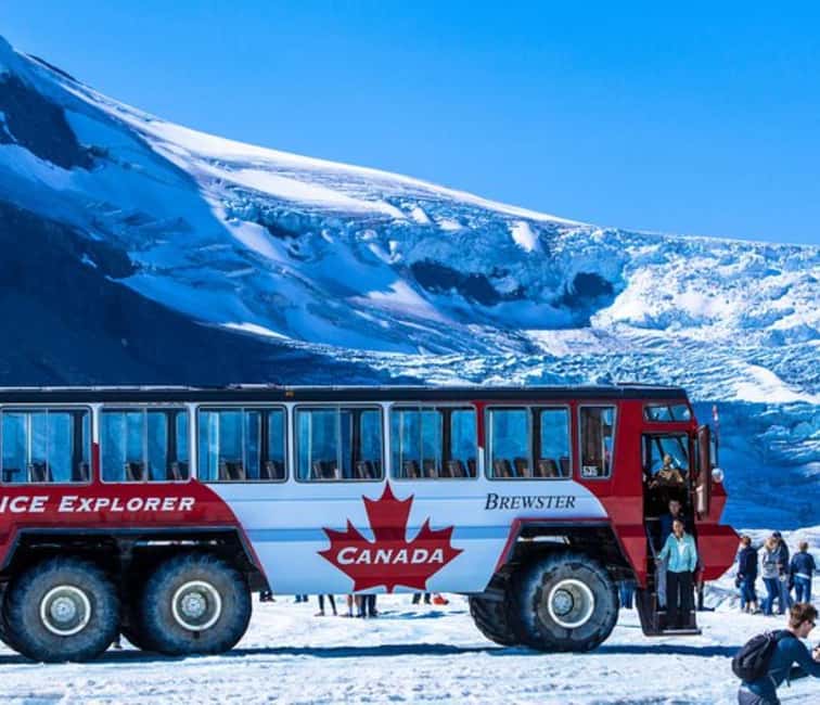 Columbia Icefield, Skywalk, Crowfoot Glacier, and Lakes Tour - Pickup from Calgary, Canmore, or Banff