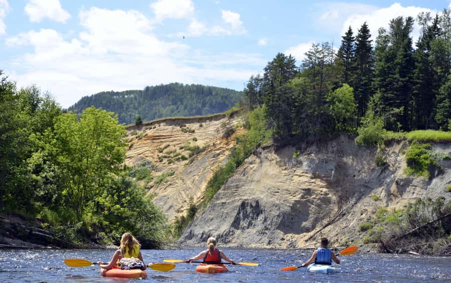 Descent of the Gouffre River in Baie-St-Paul, Charlevoix - La Familiale - The 8 km paddle, step by step