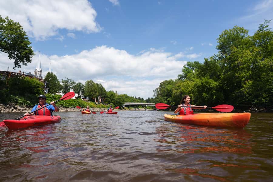 Descent of the Gouffre River in Baie-St-Paul, Charlevoix - La Familiale - What happens at the Katabatik base