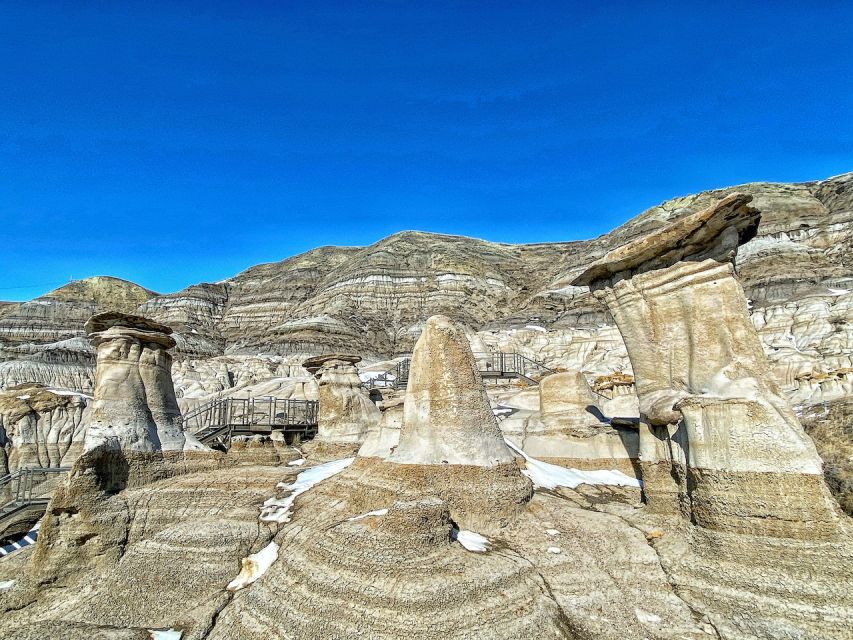 Drumheller: Bad Land & Dinosaur Museum Tour from Calgary - Hoodoos Trail: the most unusual rock formations