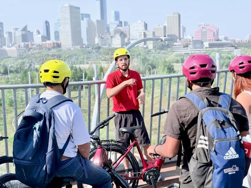 Edmonton: City Bike Tour, Highlights and River Valley - High Level Bridge and the river views