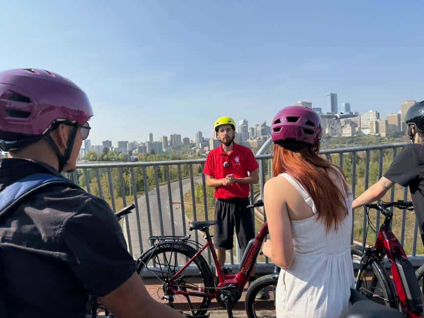 Edmonton: City Bike Tour, Highlights and River Valley - The middle stretch through local places