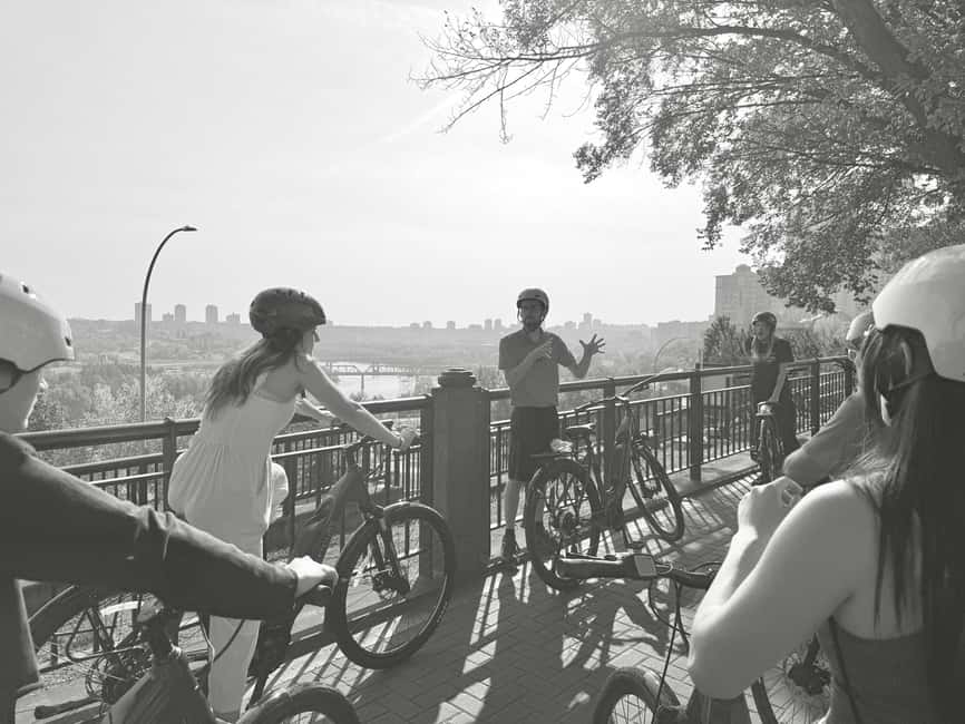Edmonton: City Bike Tour, Highlights and River Valley - Muttart Conservatory from the outside