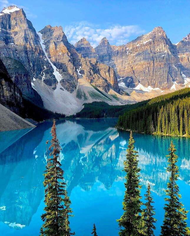 Emerald Lake, Moraine, Louise, Johnston Canyon & Banff Town - Johnston Canyon Upper Falls: the payoff for walkers